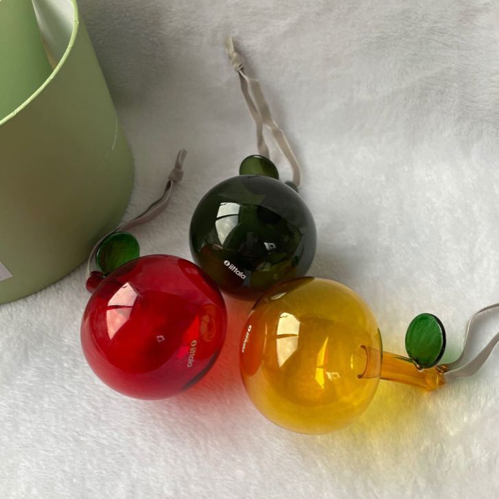 　アップルオーナメント　3色セット iittala イッタラ アップル オーナメント 3個セット ガラス