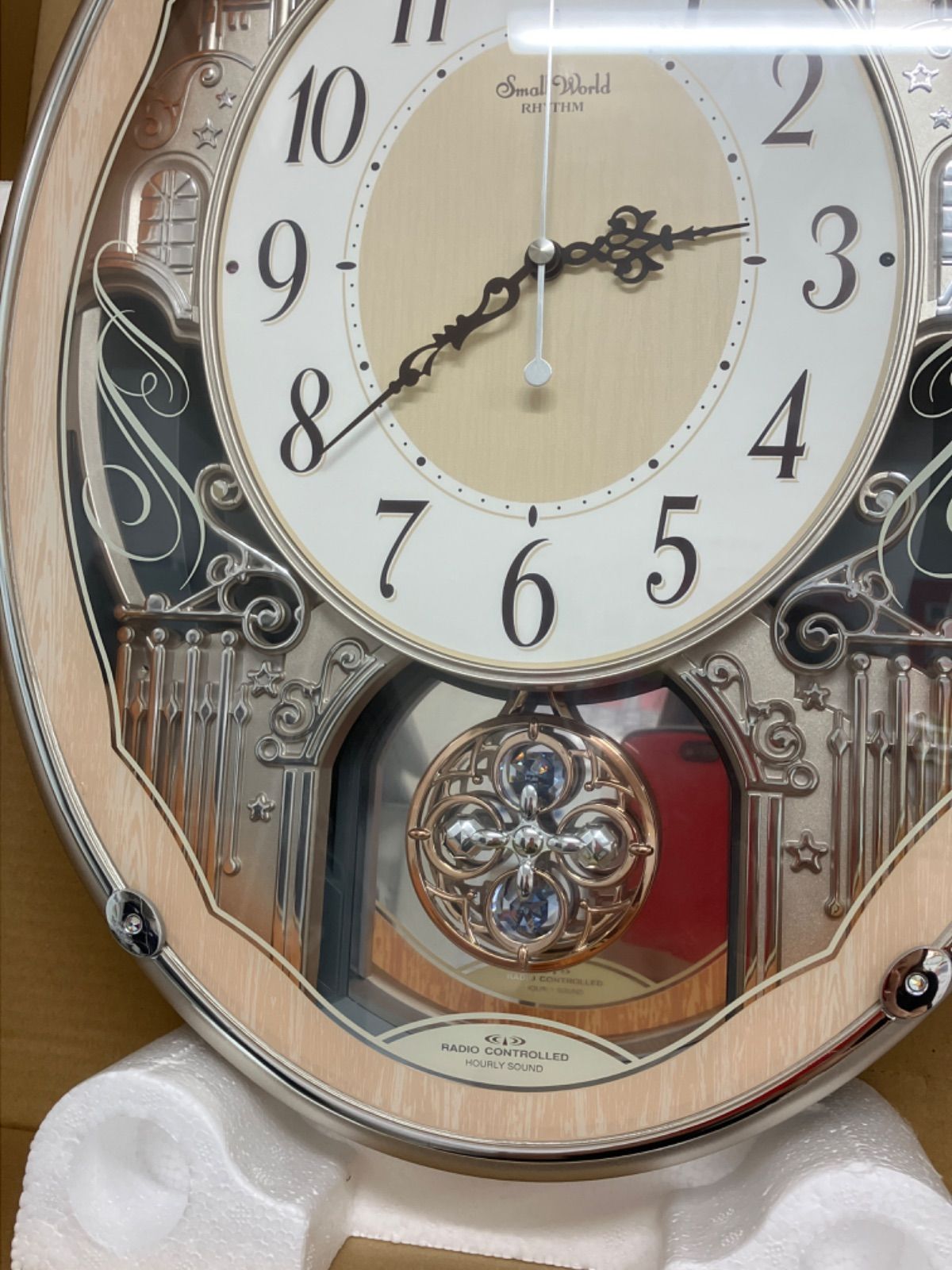 未使用】small world リズム時計 スモールワールド プラウド 4MN538RH