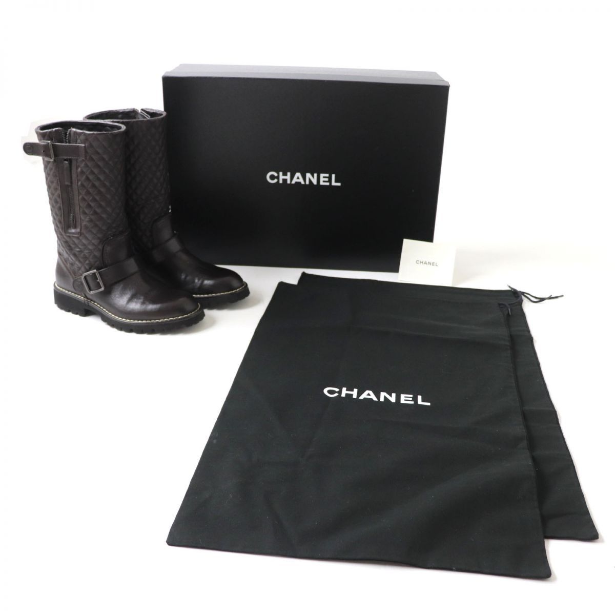 美品◎イタリア製 CHANEL シャネル 12A G28566 レディース ココマーク