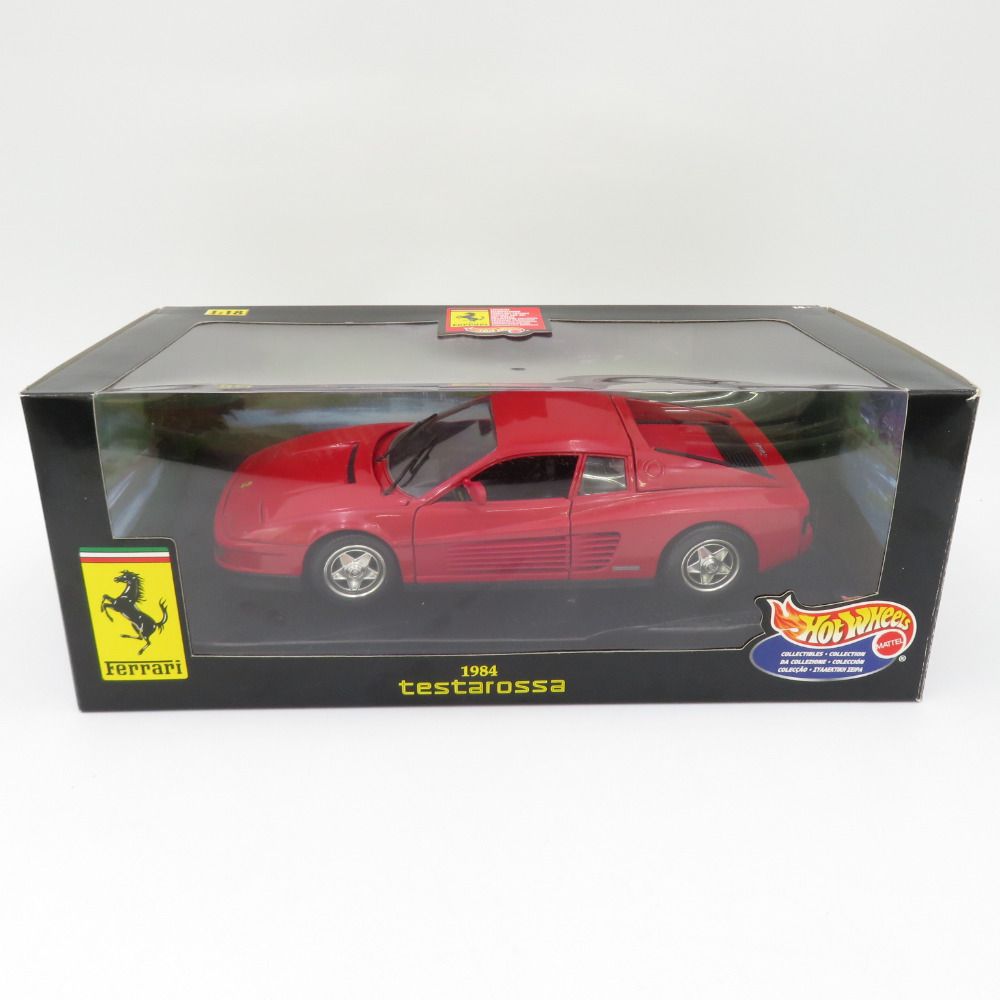 【開封品】 ホットウィール 1/18 フェラーリ 1984 テスタロッサ MATTEL フェラーリ テスタロッサ 1984 1/18 レッド 開封品 Hot
