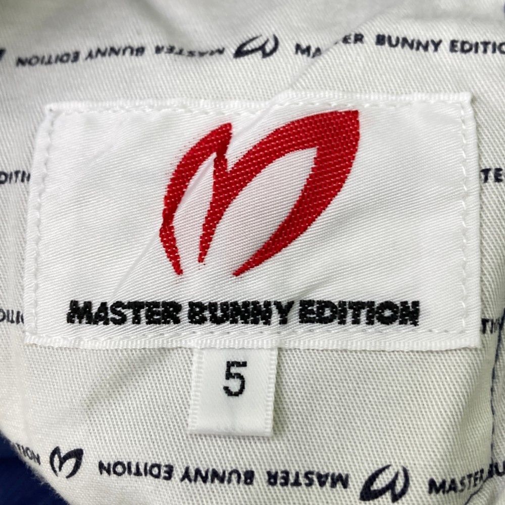 サイズ：5 MASTER BUNNY EDITION マスターバニーエディション  スウェット パンツ 総柄 ホワイト系 [240101470033] ゴルフウェア メンズ ストスト CORDURAストレッチドビー5ポケットパンツ | MASTER BUNNY