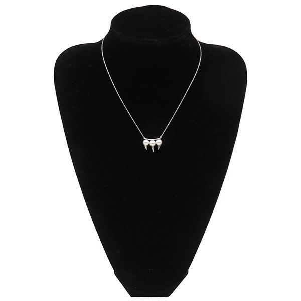 TASAKI TASAKI ネックレス デインジャー ファング K18WG パール