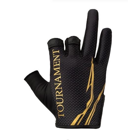 ダイワ トーナメント 防寒グローブ3本カット DG-1022TW ブラック M