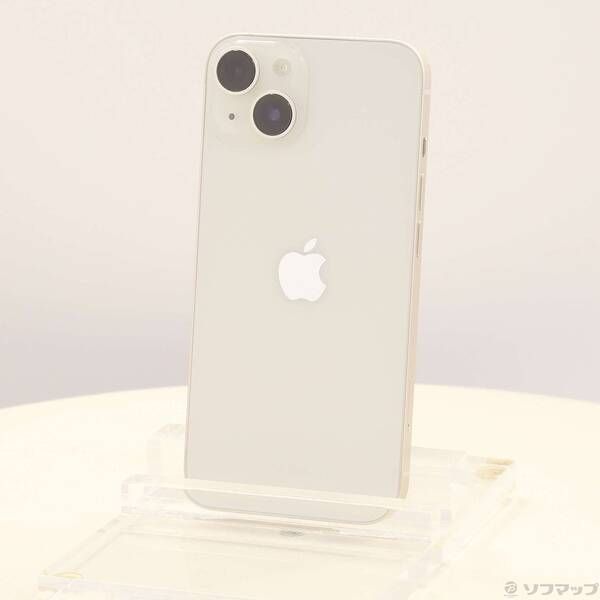 中古品〕 iPhone14 256GB スターライト MPW33J／A SIMフリー【381