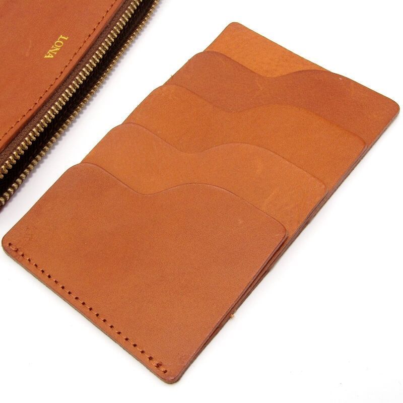 ネブラスカレザー L-zip