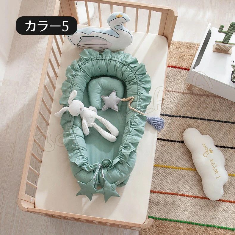 簡単な携帯用ベビーベット 折りたたみ式ベビーベッド 新生児用ポータブルベ ビーベッド 通気性