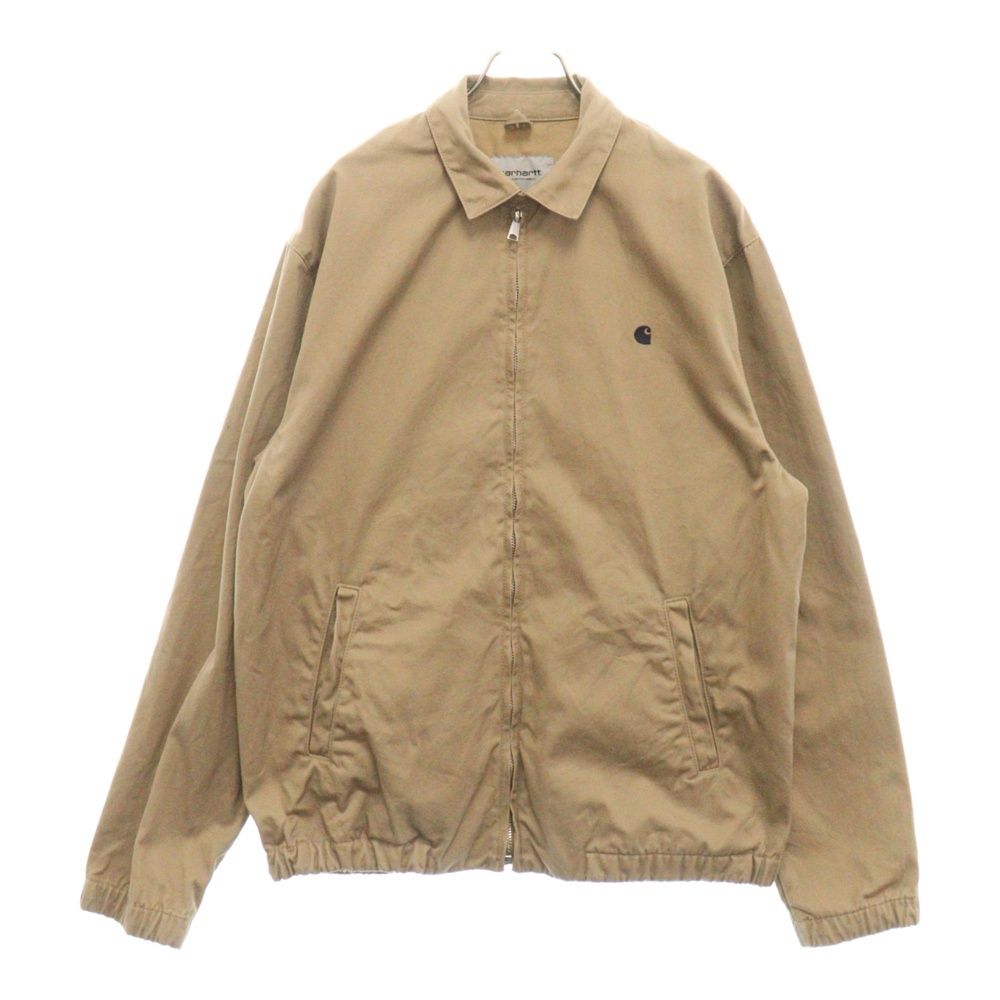 Carhartt WIP (カーハート ダブリューアイピー) Madison Jacket フロントロゴ刺繍 ジップアップ マディソンジャケット ブルゾン ベージュ I022726