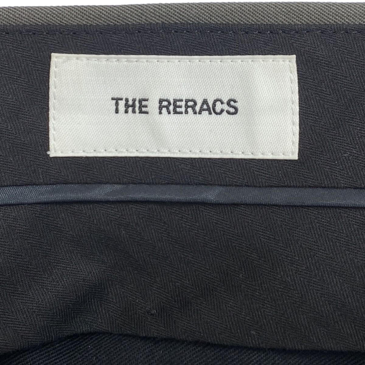 THE RERACS ザ リラクス 21SS SUPER TWILL S S STRUCTURE DARTS SL スラックスパンツ 21SS-REPT-203 カーキ 46