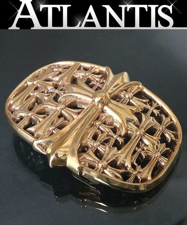 クロムハーツ 銀座店 SALE クロムハーツ 新品 ブロンズセメタリークロス バックル