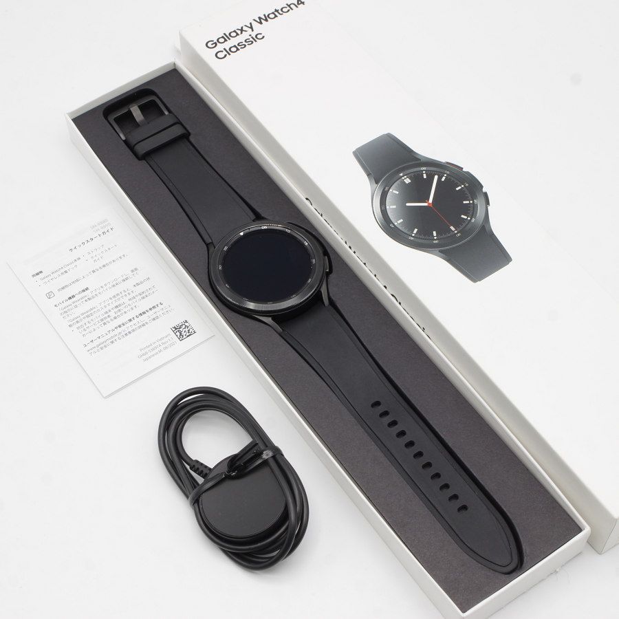 SAMSUNG Galaxy Watch4 Classic 46mm SM-R890NZKAXJP ブラック 