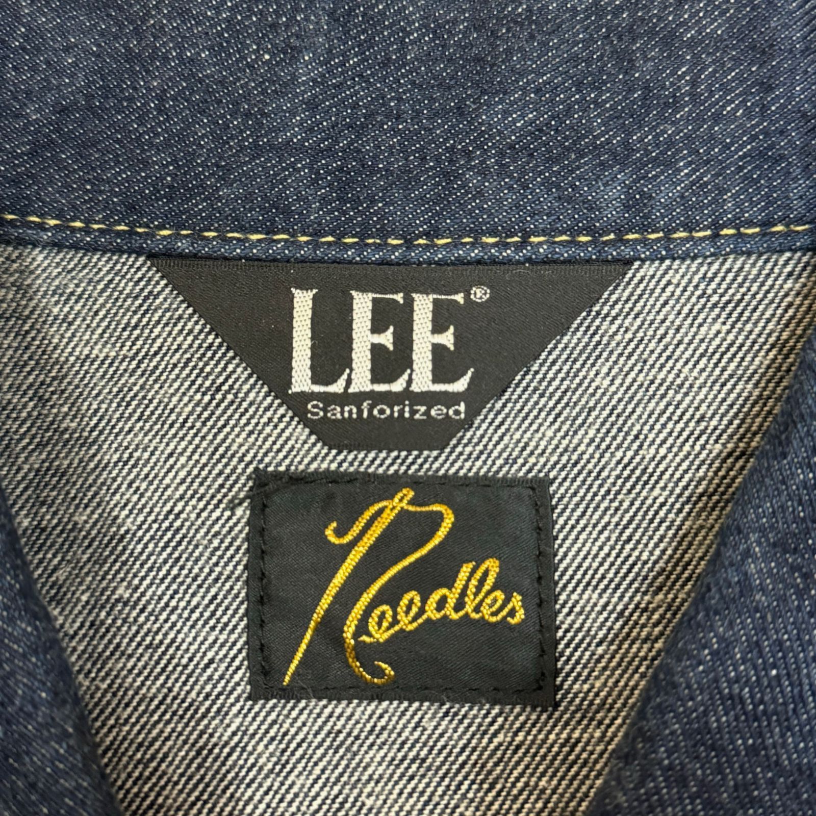 Needles × Lee Denim Jacket デニムジャケット Gジャン ニードルス リー コラボ LB0363 インディゴ L  78758A6 - メルカリ