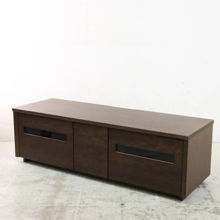 展示品 浜本工芸 No.6300 オーク無垢 W1300 ローボード テレビ台 280h09