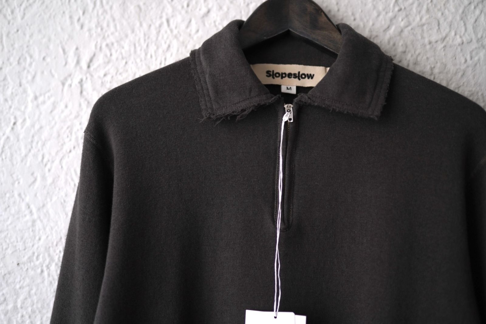 試着のみ フレッドペリー ハーフジップスウェット M ブラック 黒 Half