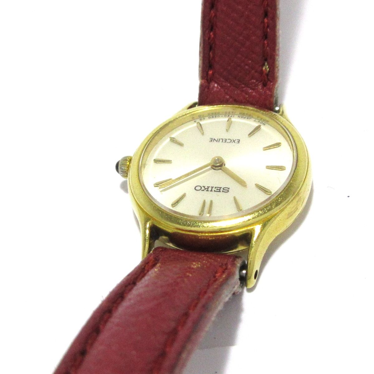 SEIKO 18KTゴールド エクセリーヌ 1F20-0100 レディース2針 SEIKO 18KTゴールド エクセリーヌ 1F20-0100 レディース2針 楽天市場