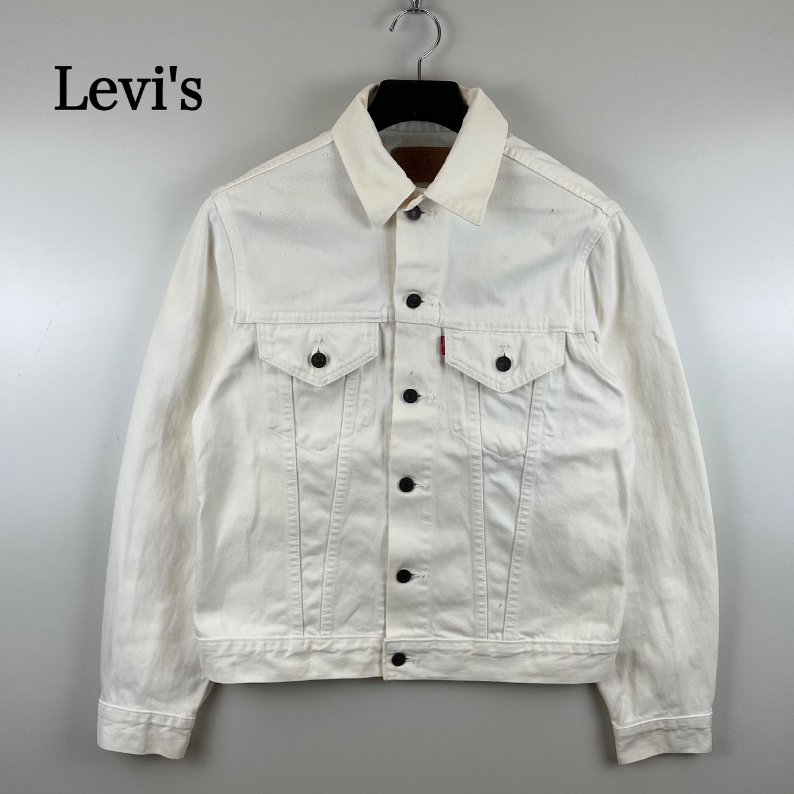 Levi s 90s 1993 VTG tracker jacket 38 70505-03 リーバイス ヴィンテージ トラッカージャケット オフホワイト 生成 日本製