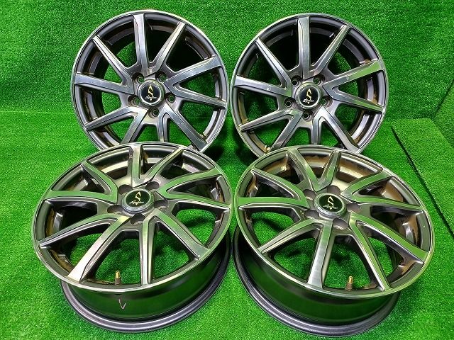 社外 ワークセプティモ 15ｲﾝﾁ 6J 5穴 4本 100 45