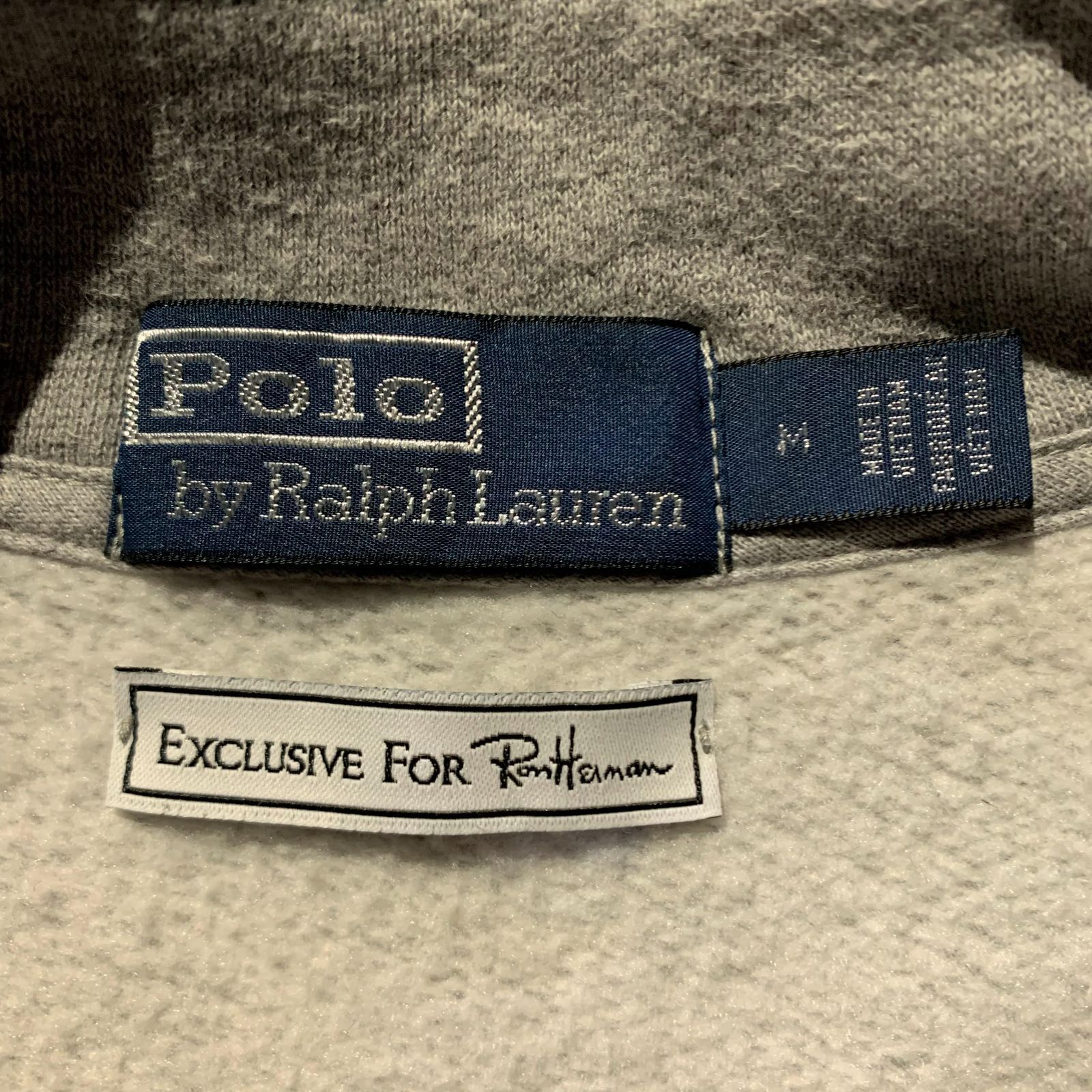 POLO RALPH LAUREN x Ron Herman 別注 USAロゴハーフジップスウェット