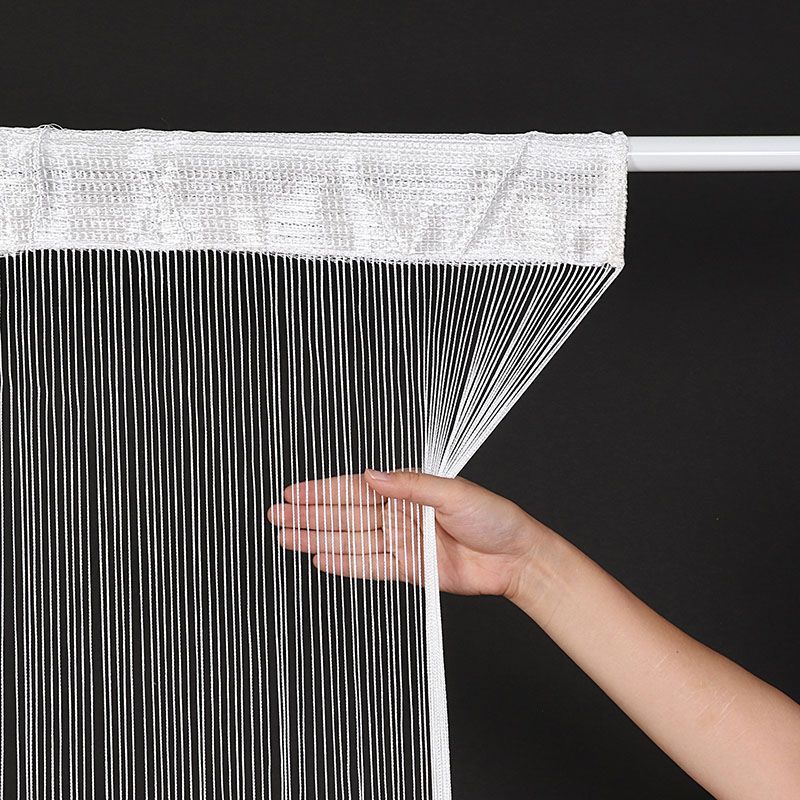 アストロ 公式 良品 ストリングカーテン ホワイト 約幅100×丈200cm