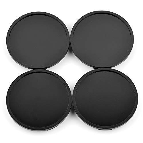 ブラック ホイールセンターキャップ 76mm 73mm ４個 ブラック ホイールカバー センターカバー