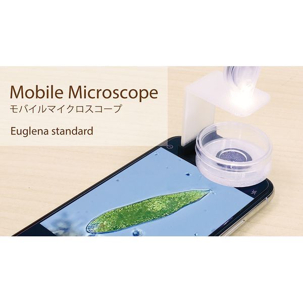 【新品・7営業日以内発送】ドリームズ 4542202201039 モバイルマイクロスコープ 500倍 ユーグレナスタンダード【沖縄離島販売不可】