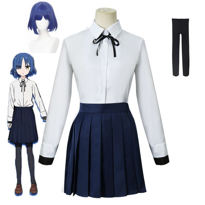 ぼっちざろっく コスプレ衣装 山田涼 制服 コスプレ グッズコスプレ キャラ 人気 アニメcosplay イベンド ハロウィン 仮装 文化祭 コスチューム ステージ服 変装 演出服 ウイッグ付き