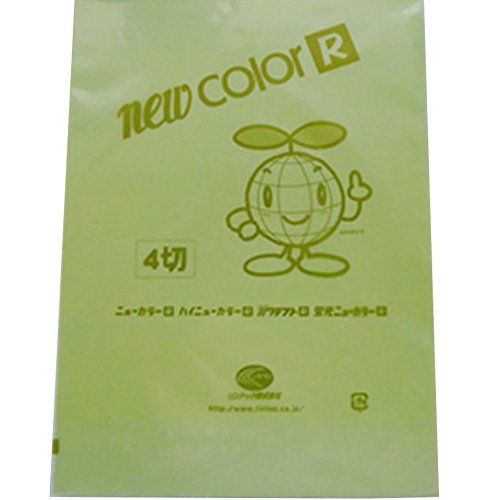 【新品・4営業日で発送】リュウグウ リンテック 色画用紙 4ツ切 100枚 NC106-4 やなぎ 281311