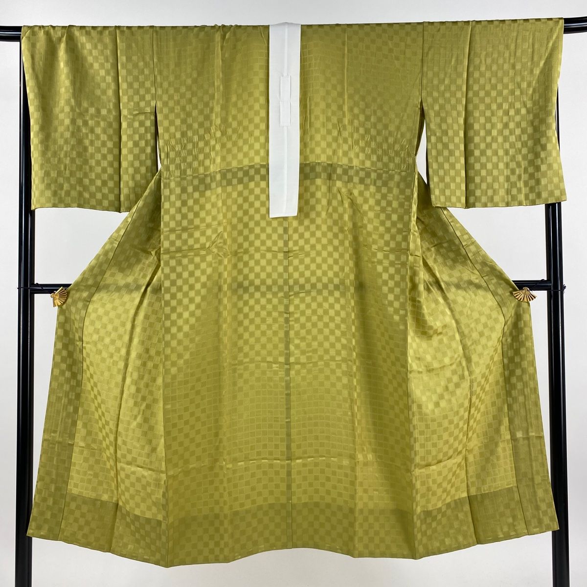 長襦袢　正絹　紫　美品　身丈134ｃｍ　裄70ｃｍ　ロング　未使用 付下げ 身丈158cm 裄丈62.5cm S 袷 葡萄 霞 箔 刺繍 紫 正絹 秀