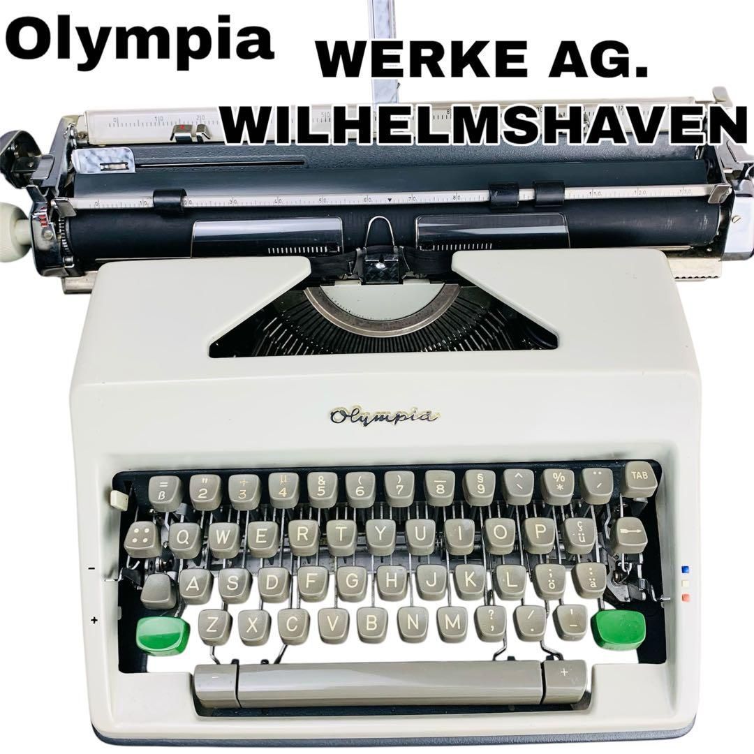 激 完動品 Olympia オリンピア タイプライター ドイツ製 西ドイツ製 ヴィンテージ