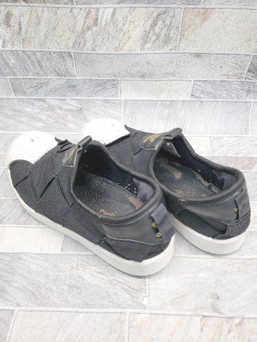 ◇ adidas アディダス SUPERSTAR SLIP ON W fv3187 スリッポン シューズ サイズ23.0㎝ ブラック レディース P  【1406110027613】