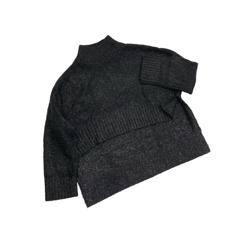 Cygne シーニュ アメスリラメニット ブラック 完売 cygne 新品　今期 Cygne シーニュ アメスリラメニット ブラック 完売 cygne 新品
