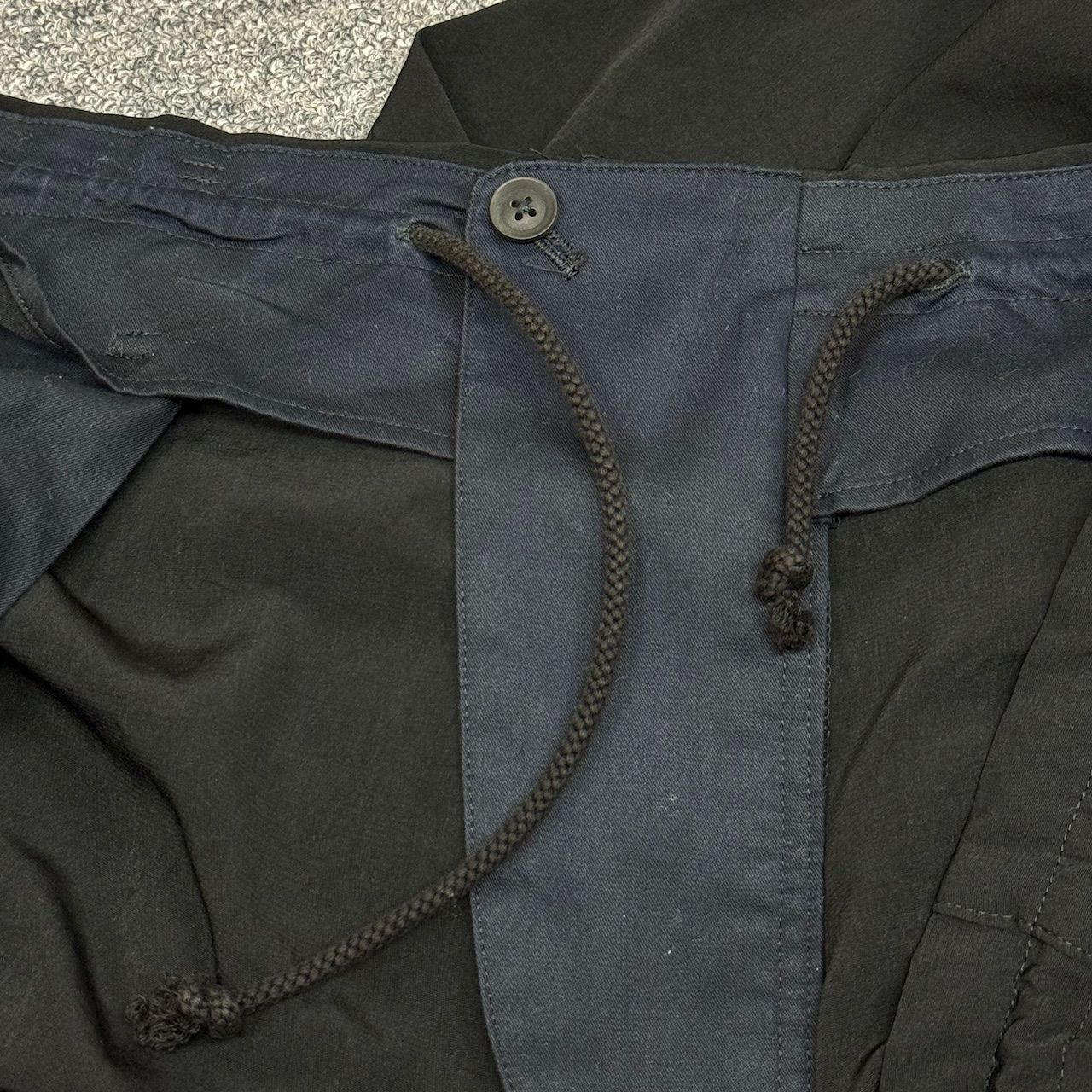 Yohji Yamamoto Pour Homme M-後フラシ裾リブP