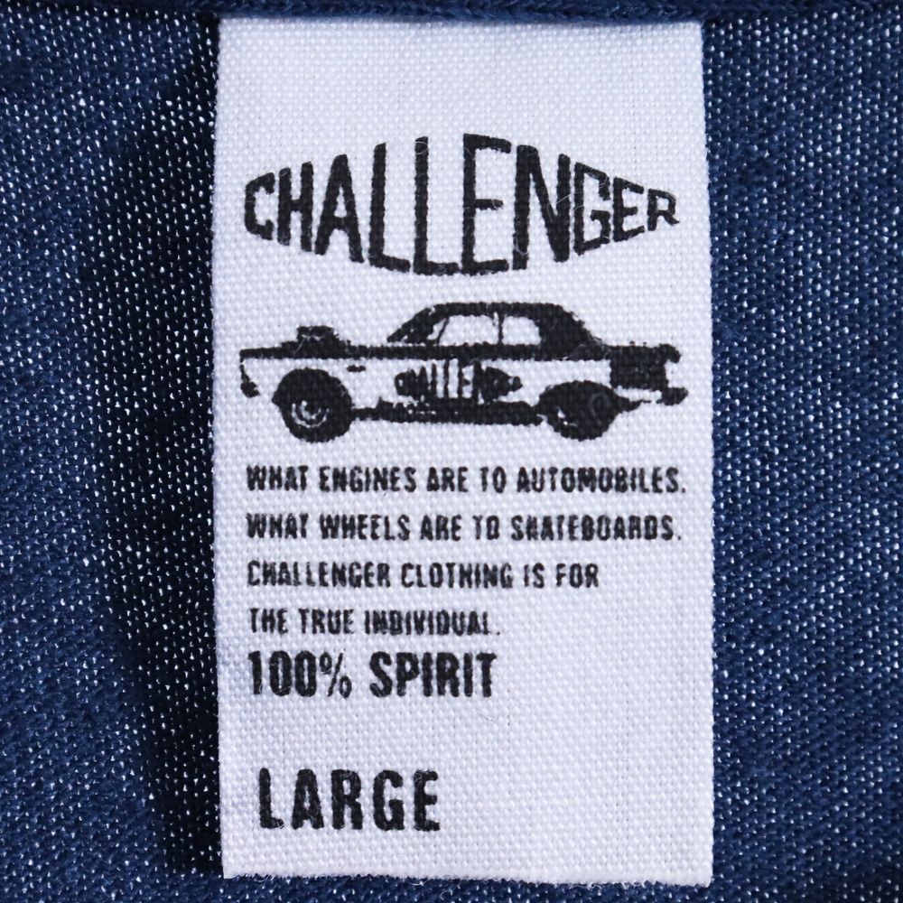 CHALLENGER L/S TIE DYE LOGO TEE Lサイズ ブルー - メルカリ