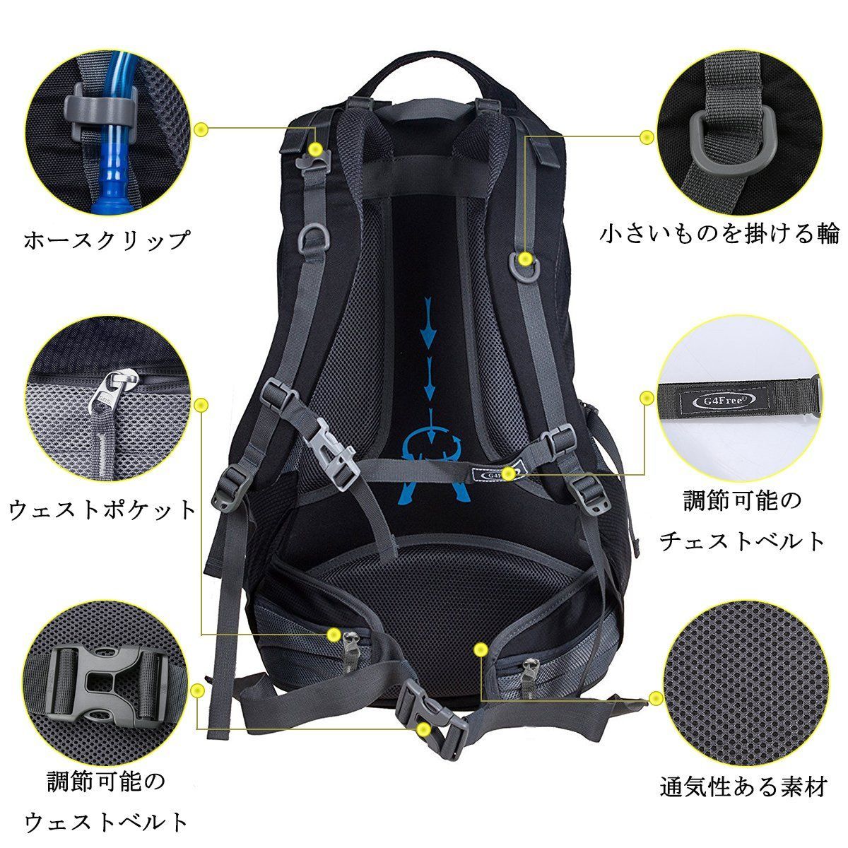 特価商品】大容量 レインカバー付き バックパック リュック メンズ