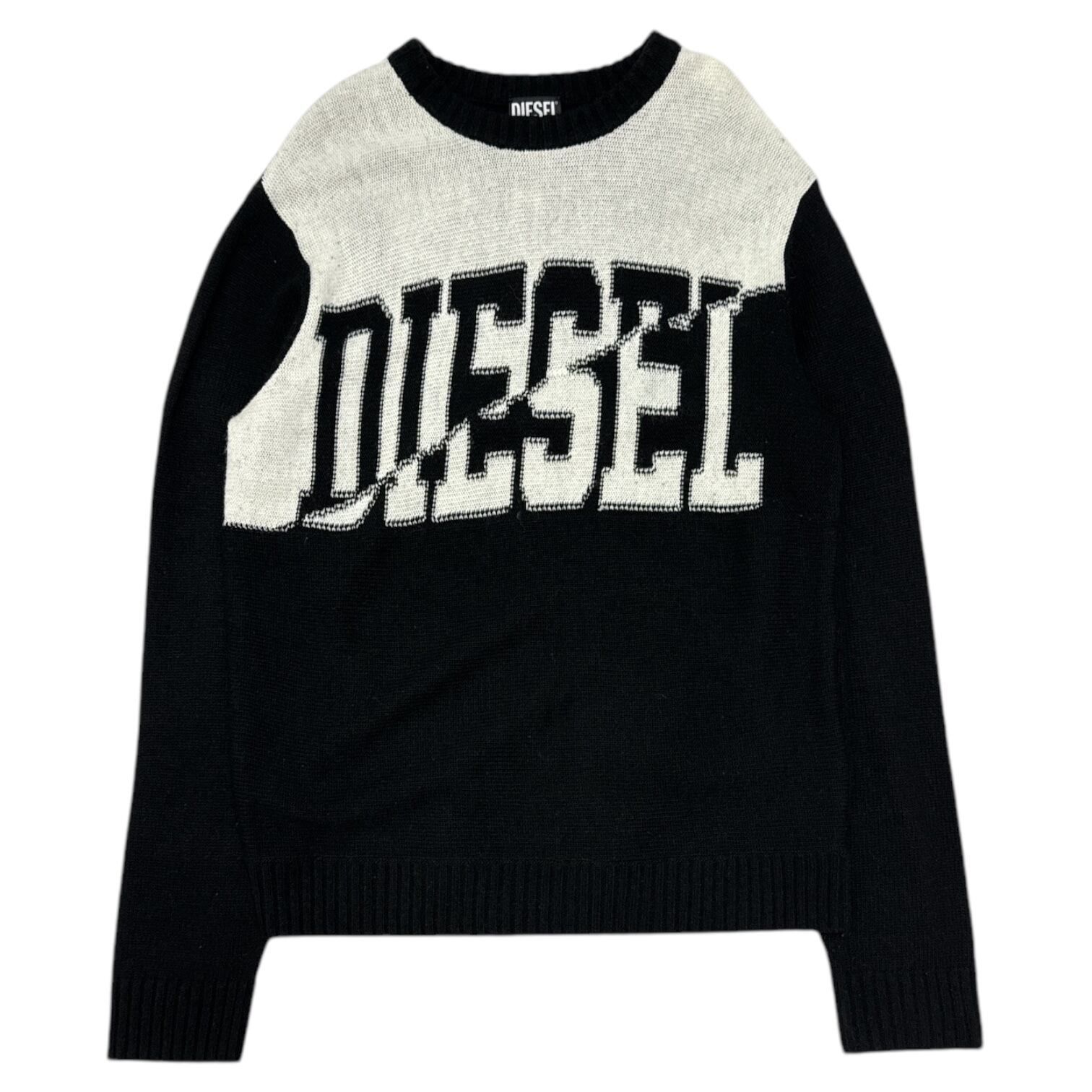DIESEL　Bi-Color Logo Pullover Knit