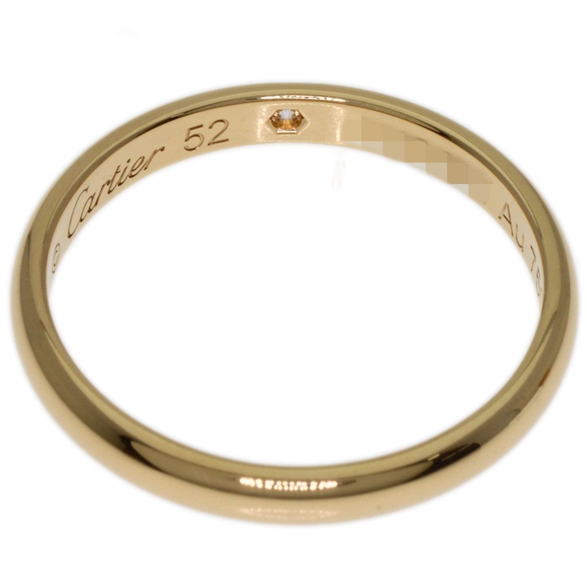 CARTIER カルティエ ウェディング 1P ダイヤモンド #52 リング・指輪  