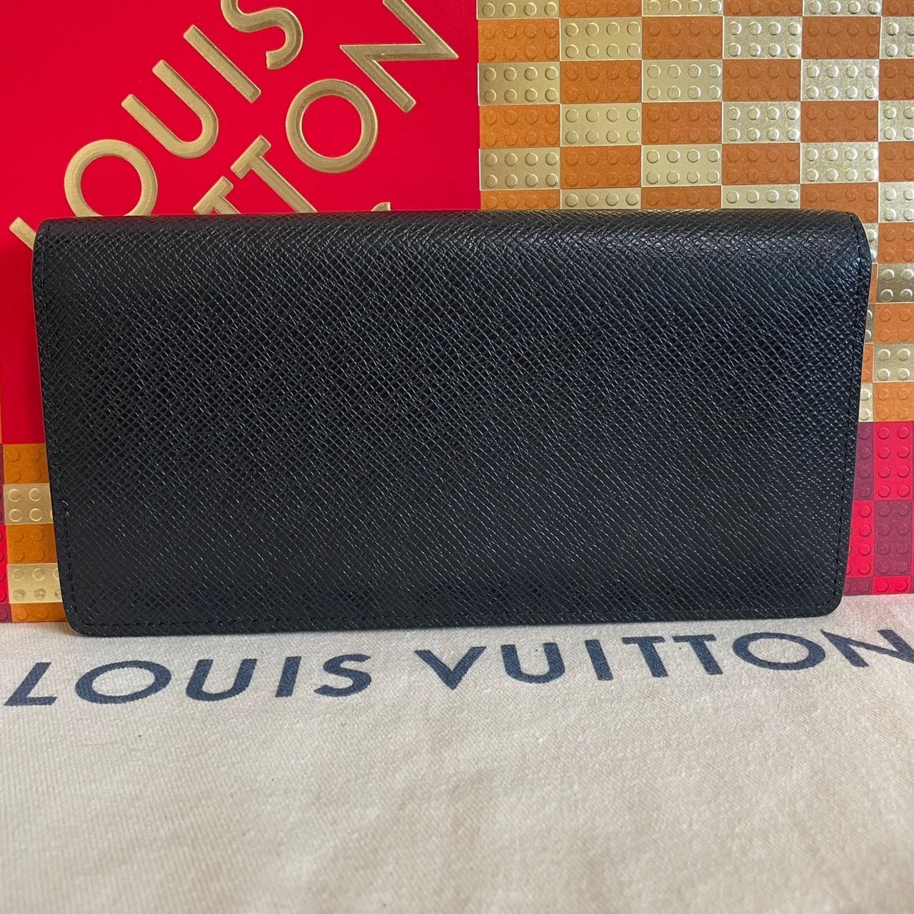 新品】ルイヴィトン タイガ ポルトフォイユ ブラザ 長財布 ICチップ 