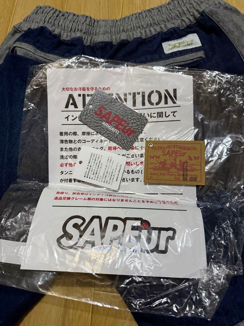 新品未使用 サプールSAPEurヴィンテージデニムショートパンツ