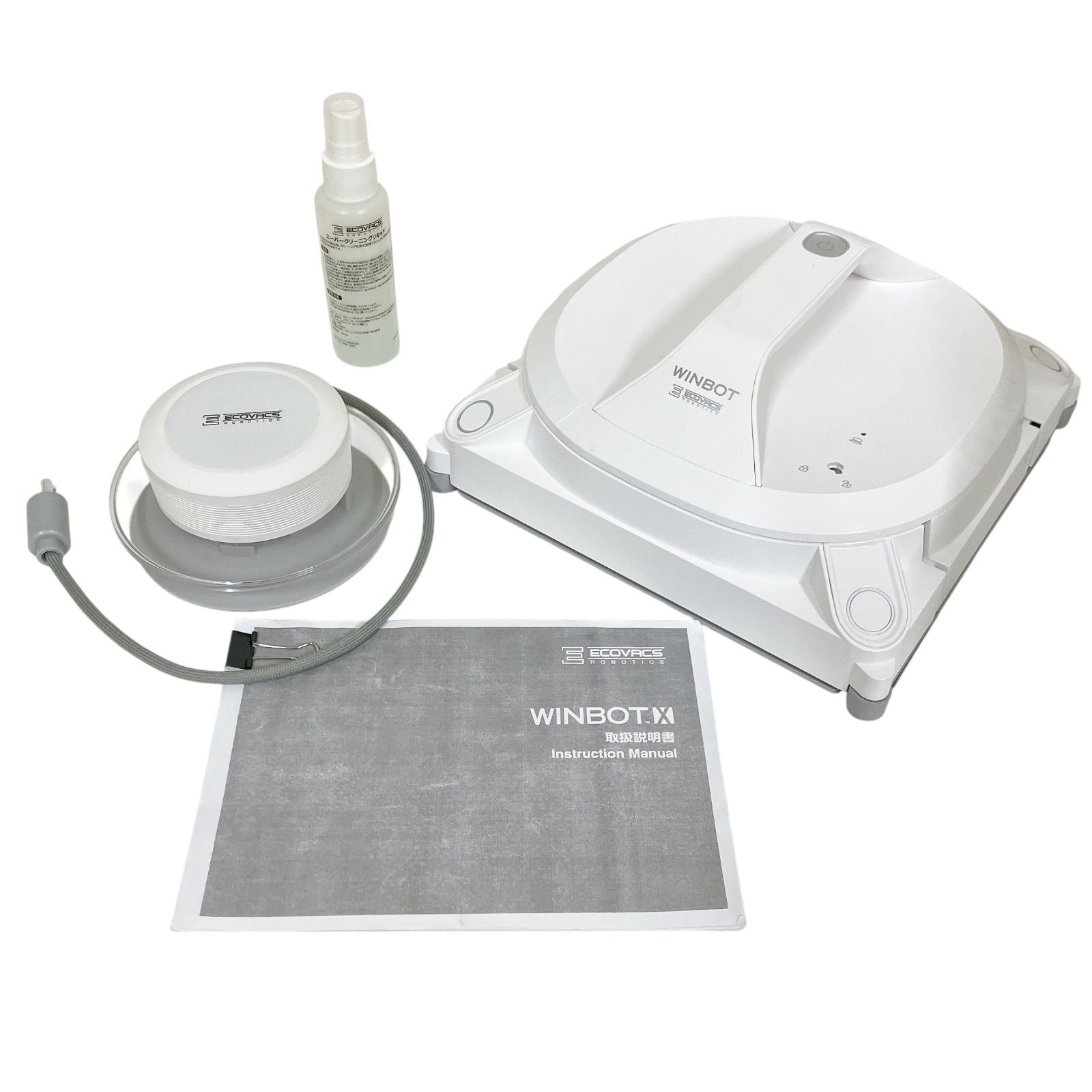 ジャンク】ECOVACS エコバックス WINBOT X 窓用ロボット掃除機