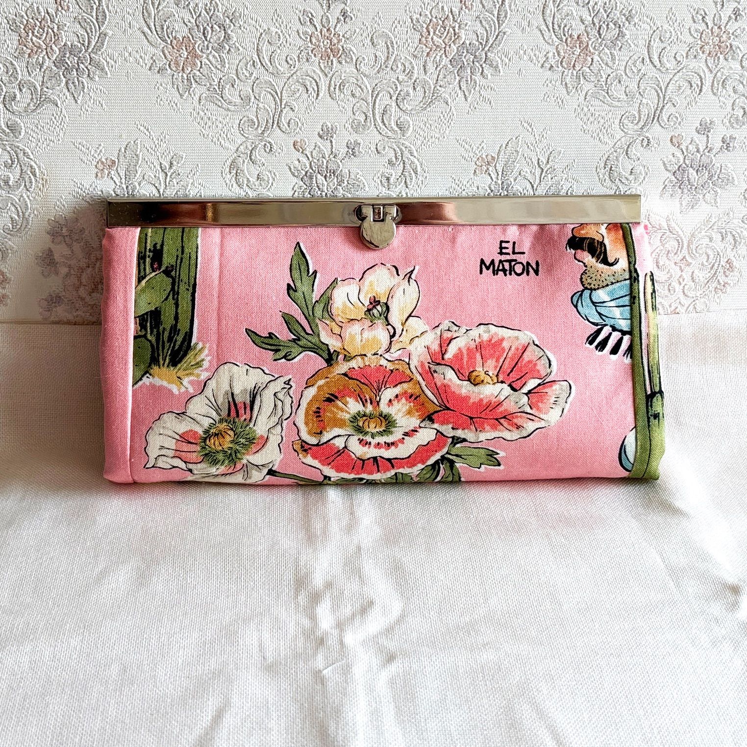 手作り布財布☆金口長財布【Sep.2】アレキサンダーヘンリー生地使用