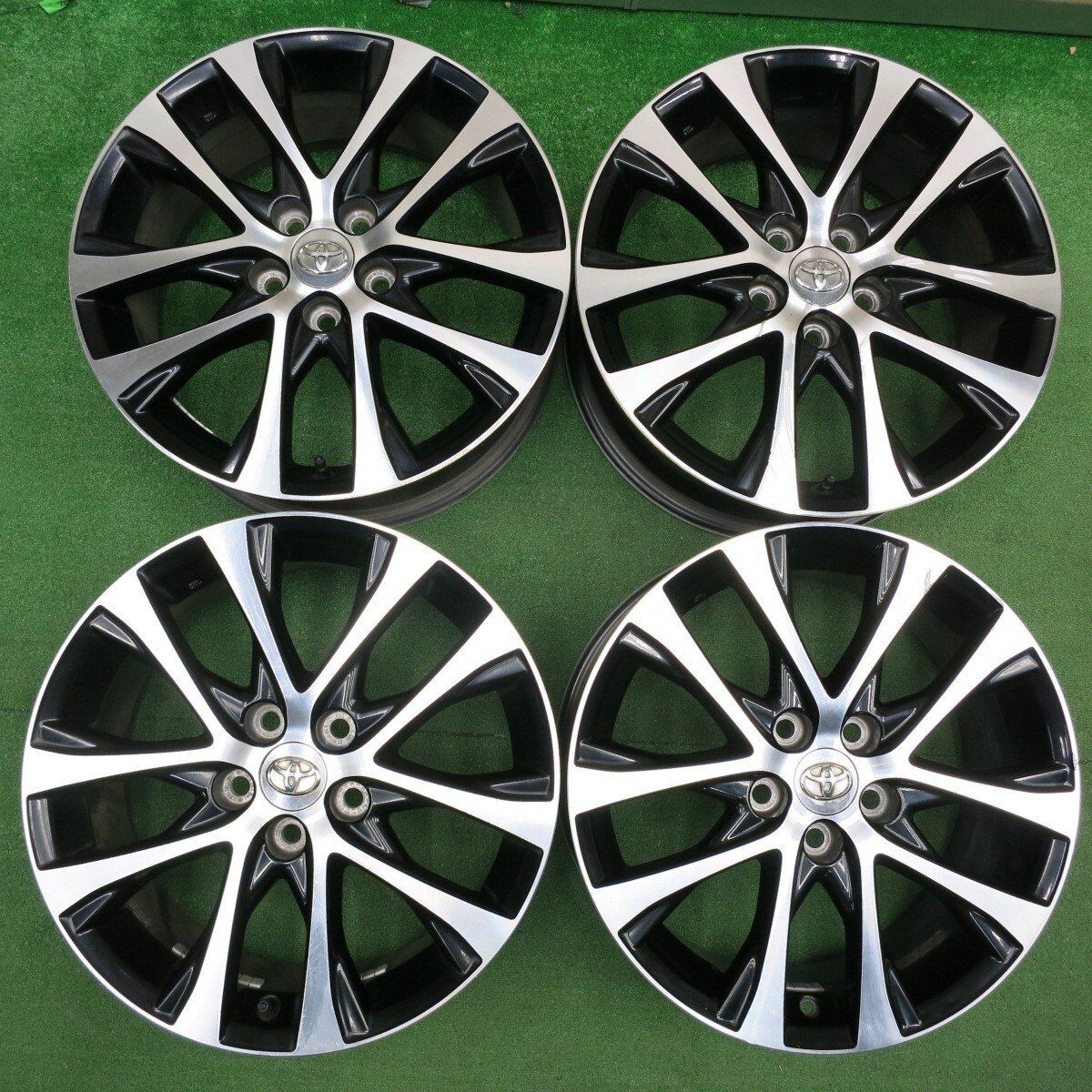 4本価格 トヨタ 50系 エスティマ アエラス 純正 ホイール 18インチ 18×7J PCD114.3|5H 5011206HAホ