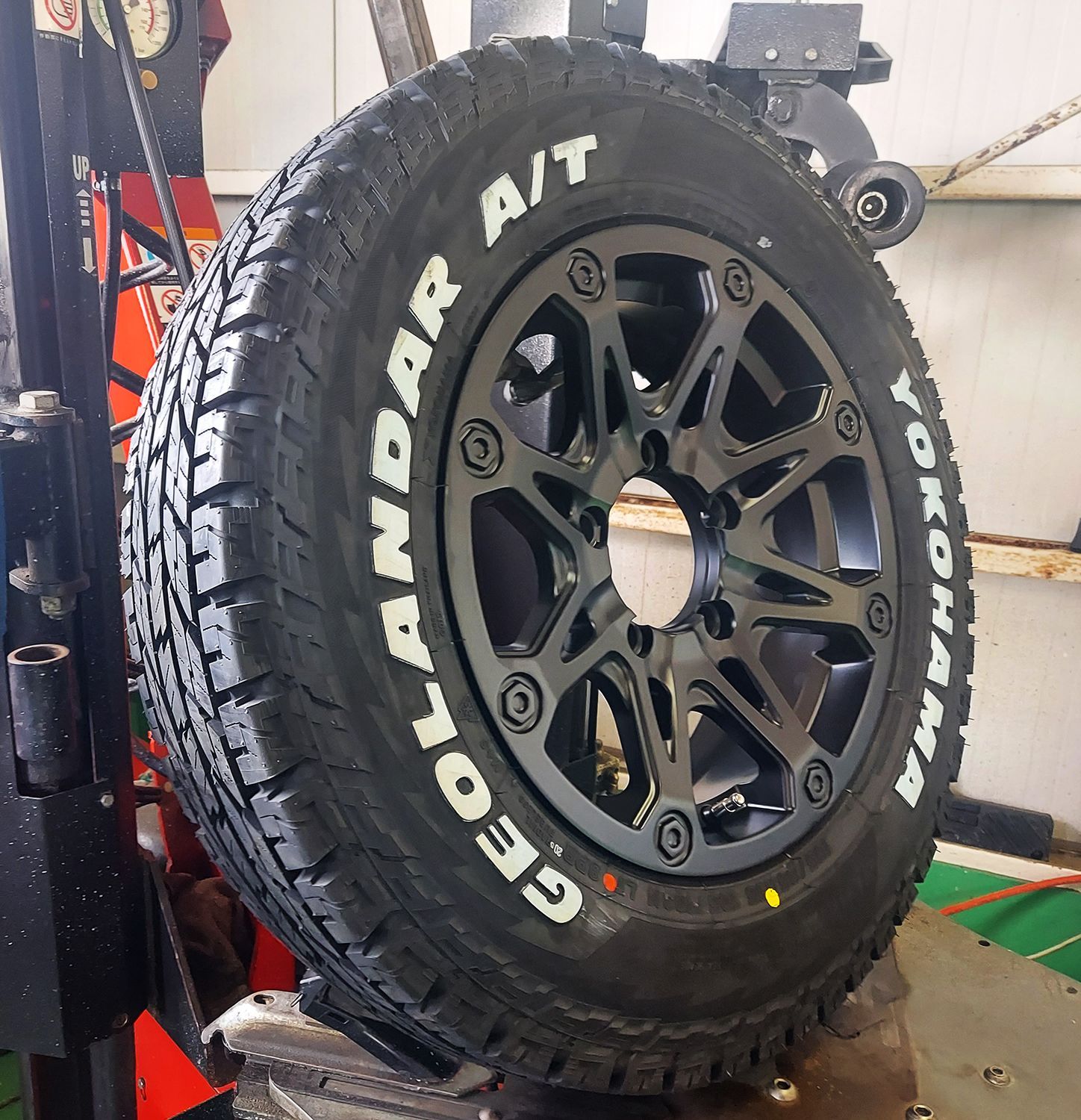 185/85R16 ジムニー タイヤホイールセット YOKOHAMA ジオランダー AT Bounty Collection BDX08 16インチ 新品4本セット