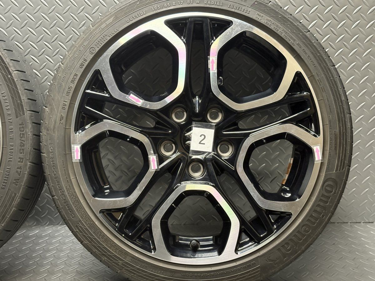 送料無料ZC33S スイフトスポーツ 17インチ 6.5J+50 5穴114.3 純正 
