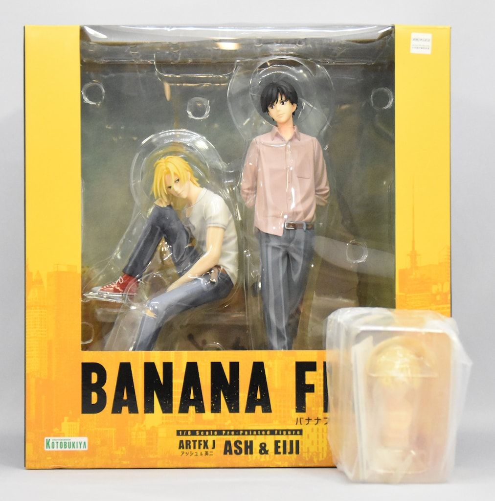 BANANA FISH アッシュ&英二　フィギュア　夜明けの寝顔パーツ付き TVアニメ『BANANA FISH』アッシュ＆英二のフィギュアが予約開始