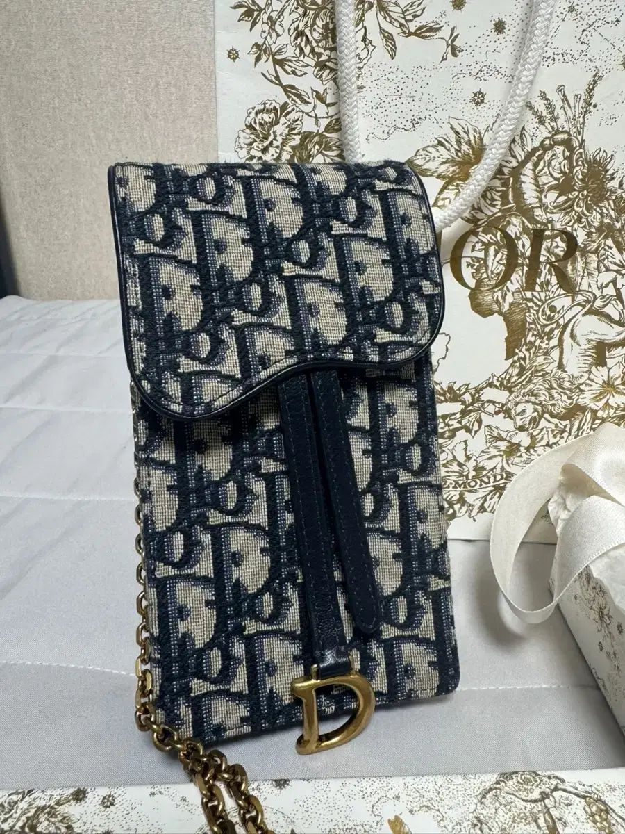 |純正 Dior ディオール スマホポーチ