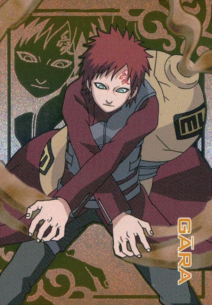 uo55 -46 カード NARUTO ナルト 疾風伝 エッチングカード 我愛羅 SP