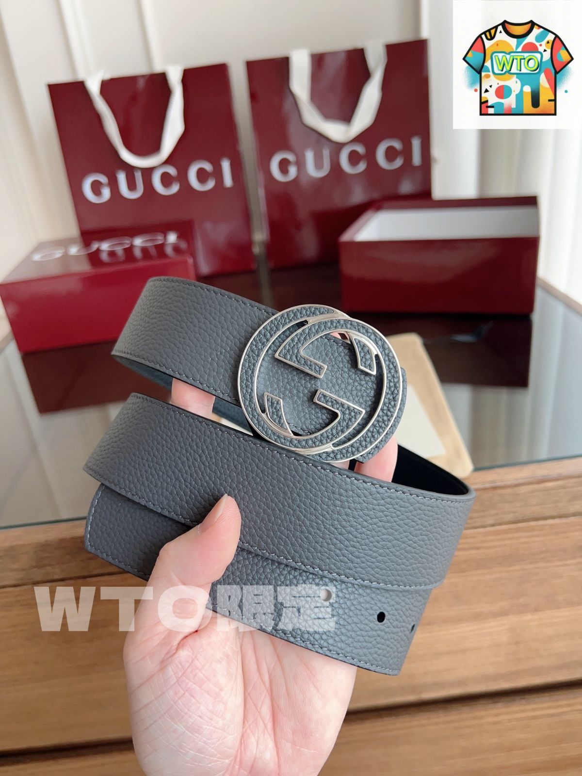 今日WTO】Gucci ダブル G ニューメンズベルト-1-XX60 - メルカリ