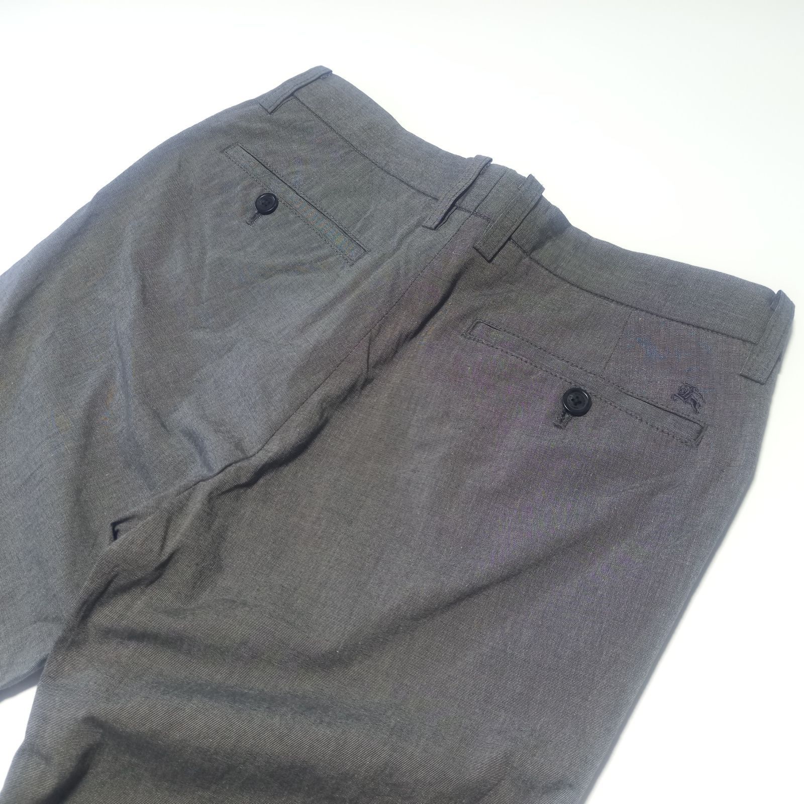 新品タグ付き　BURBERRY BLACK LABEL スラックス　サイズ73 新品】 パンツ 73 バーバリーブラックレーベル 49882 BURBERRY