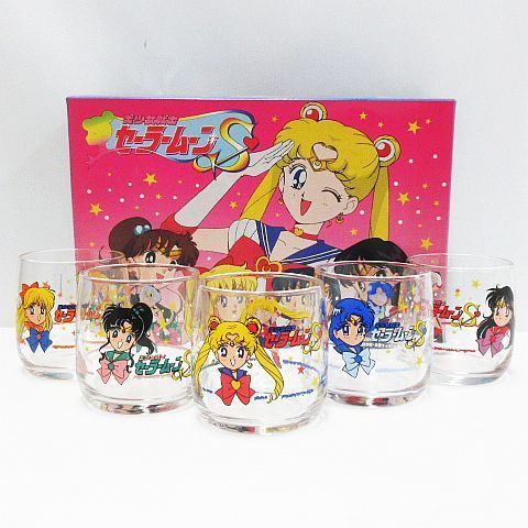 希少 レア 美少女戦士 セーラームーンS ミニグラス 5客セット