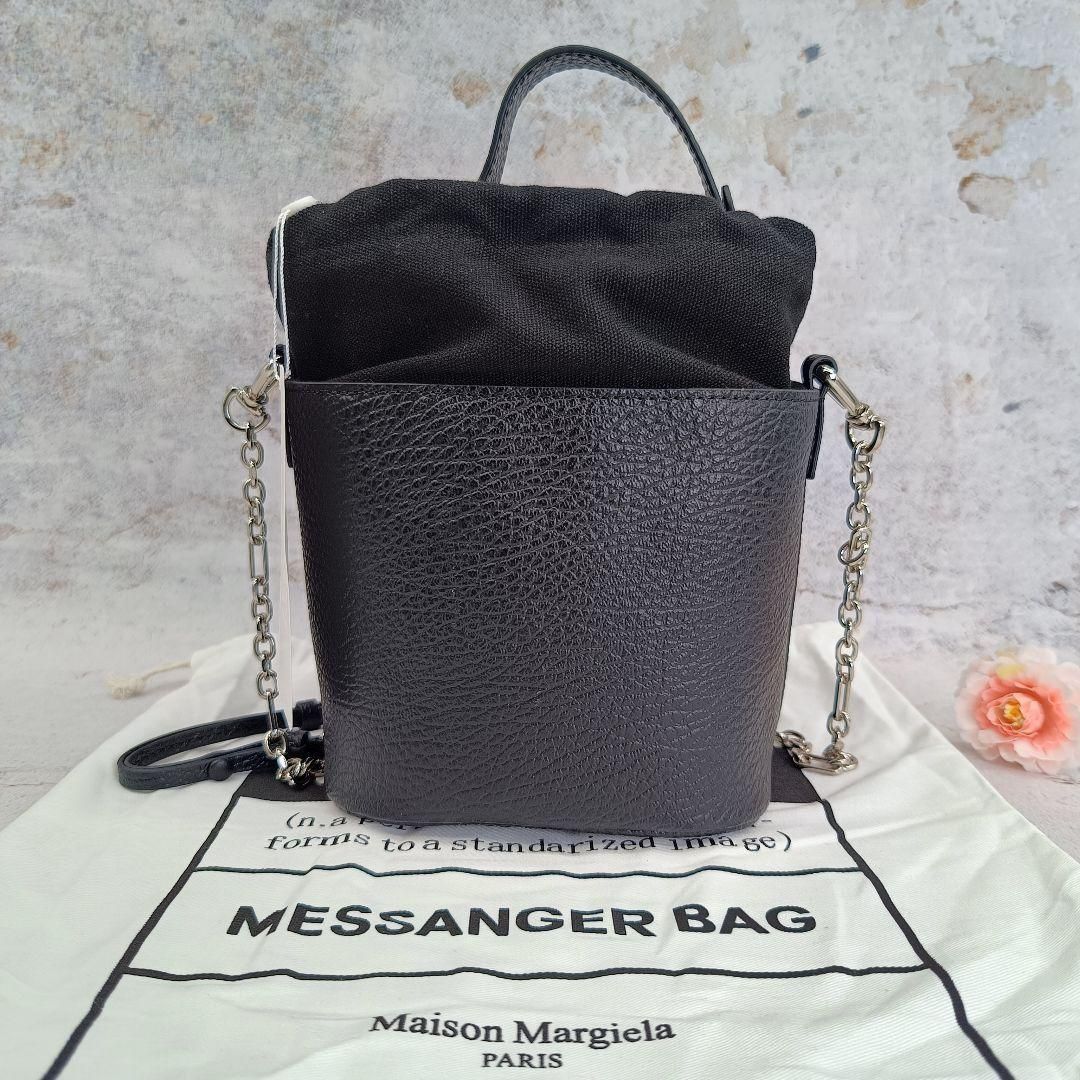 新品、MM6 メゾンマルジェラ Maison Margiela AC バケツバッグ 黒