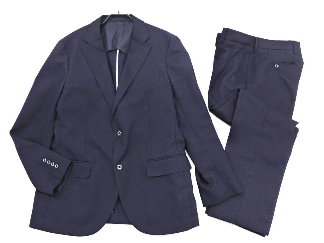 MACKINTOSH PHILOSOPHY マッキントッシュフィロソフィー セットアップ ジャケット パンツ スーツ size38R|紺 ◎メンズ